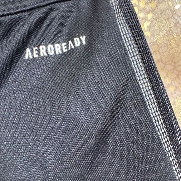 Adidas Aeroready Black Athletic Training Three Stripes Jogger Pants Medium - Picture 7 of 8